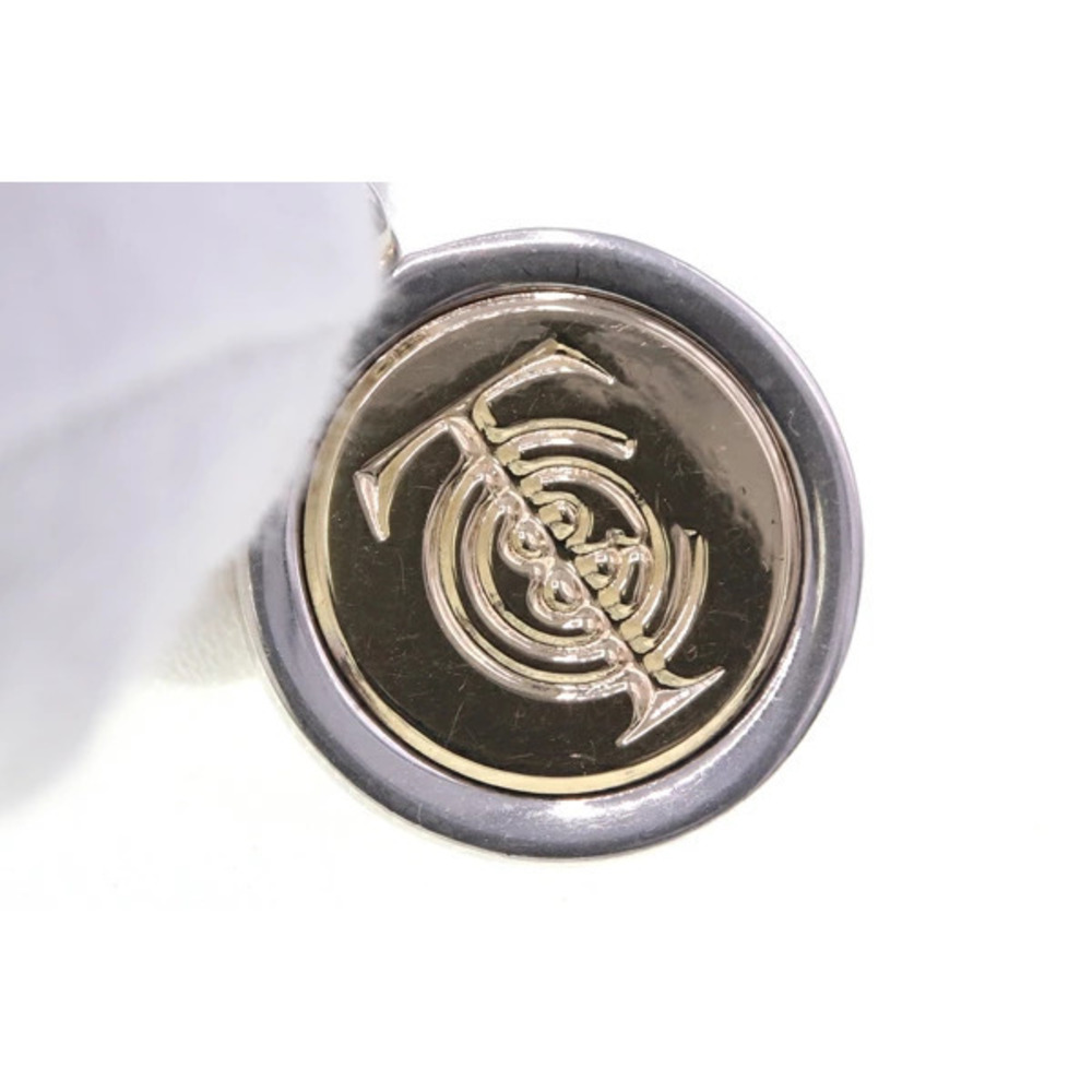 Tiffany Co Necklace Coin Motif SV Sterling Silver YG Yellow Gold Pendant Round - Picture 4 of 5